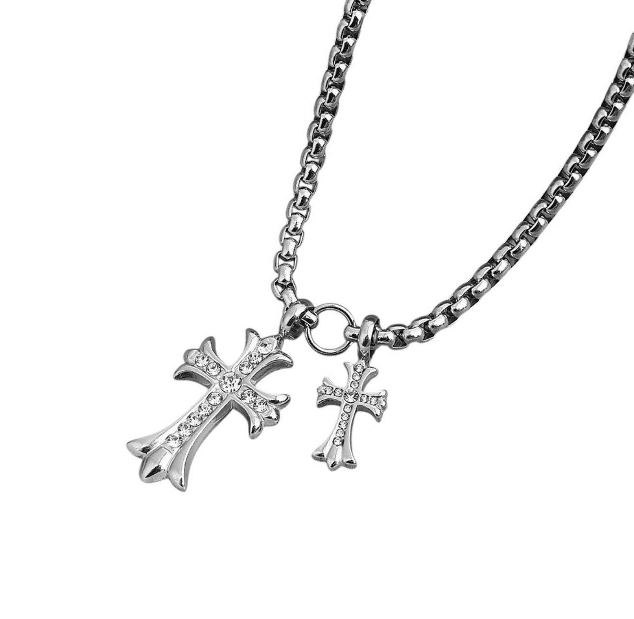 Strong Faith Cross Necklace