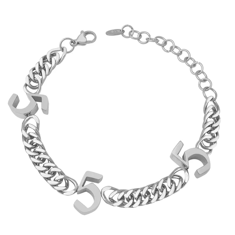 Angel Number Chain Bracelet