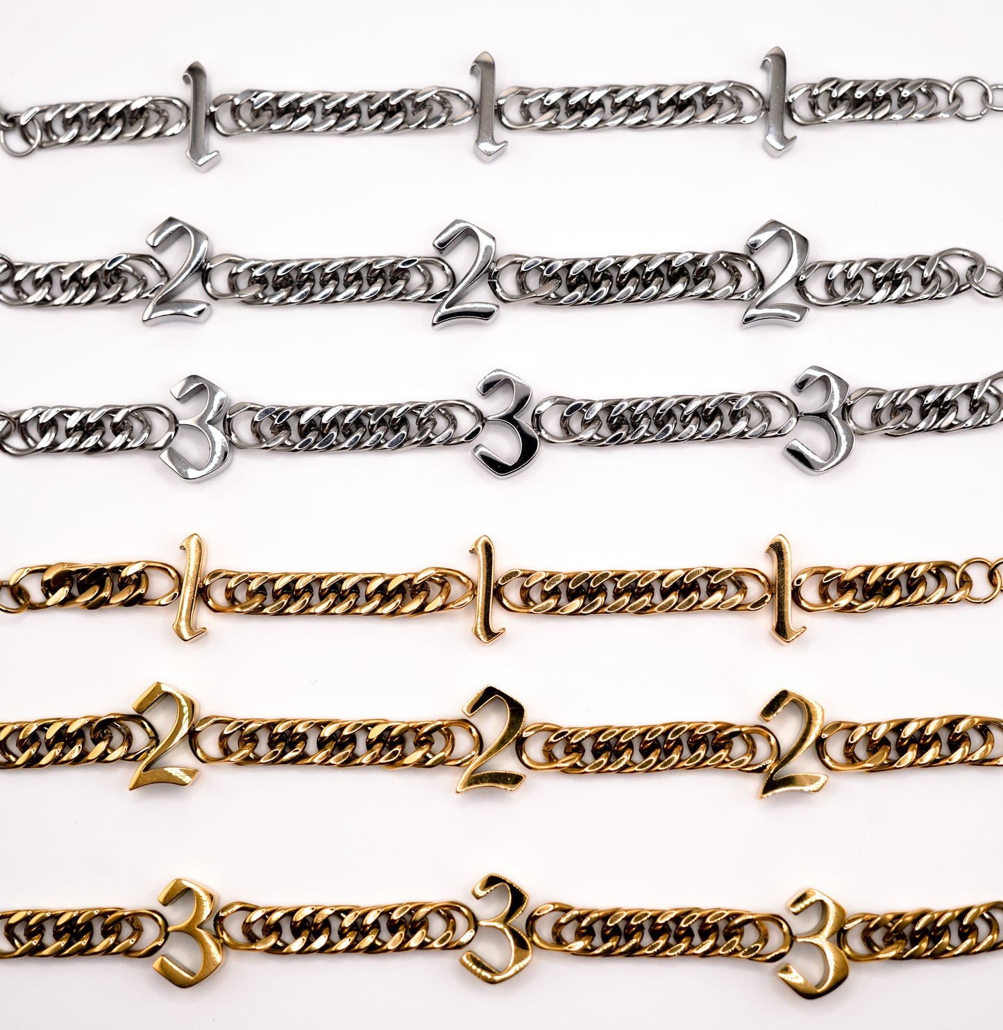 Angel Number Chain Bracelet