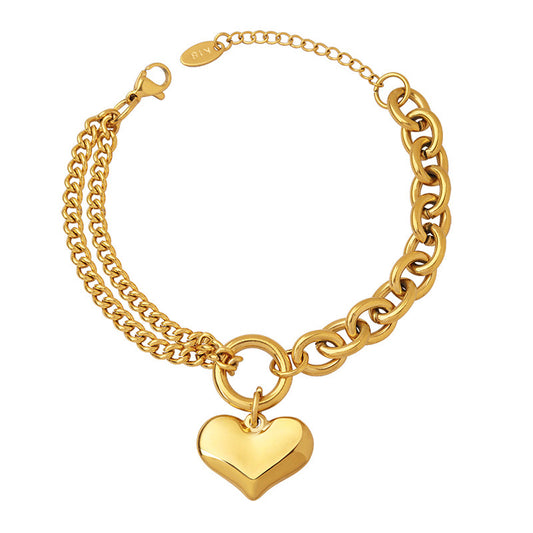 Heart Chain Bracelet